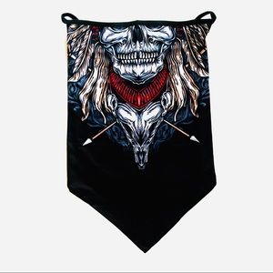 NEW Skull Neck Gaiter with Ear Loops Teenager Cool